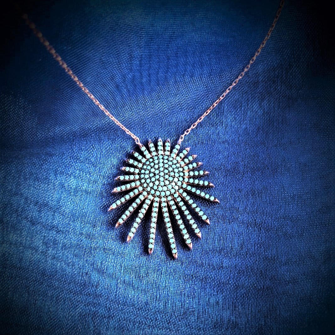 HSF000109CO Collier Zuri Turquoise - 4 HSF000109CO Collier Zuri Turquoise - 4