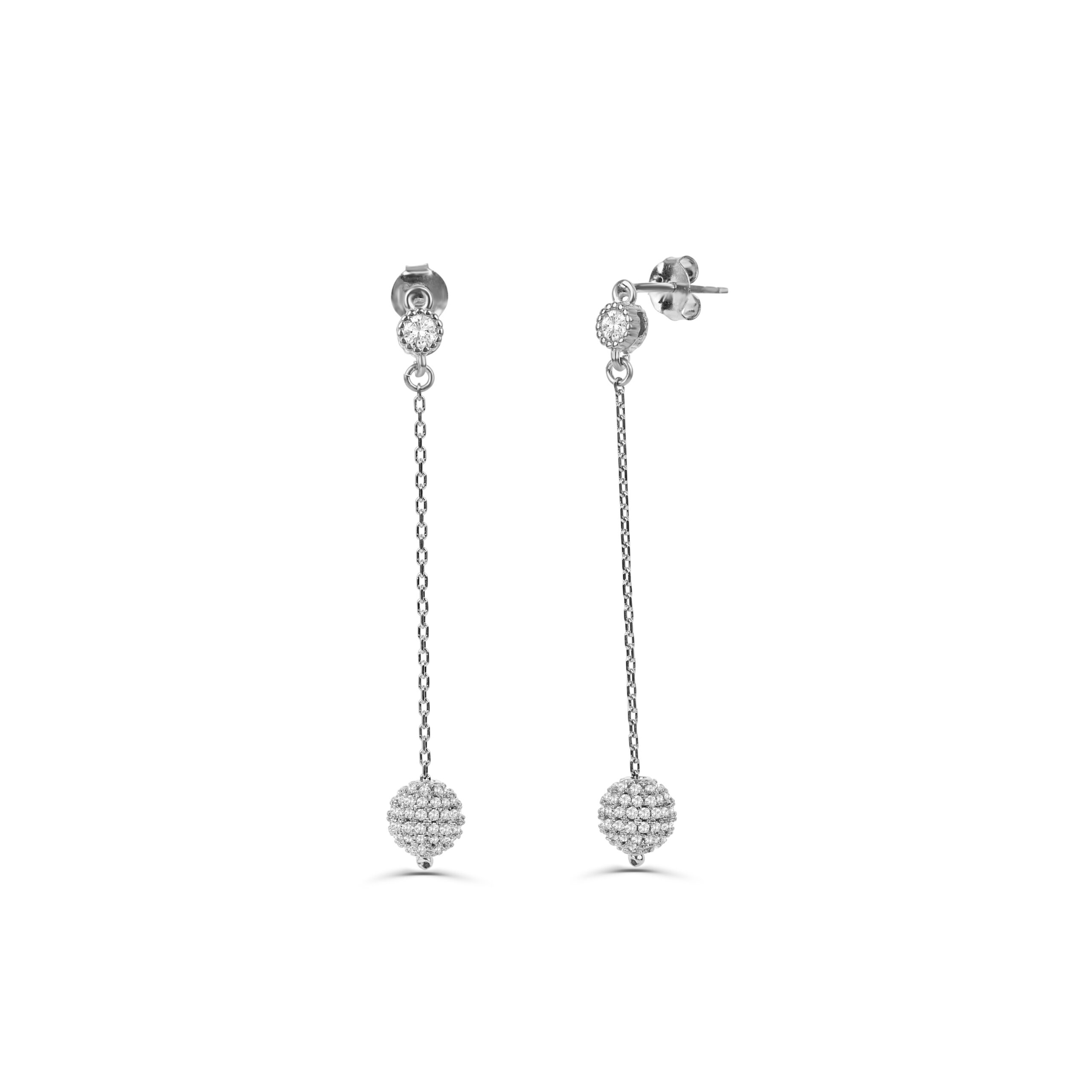 KSF000108BO Boucles d'oreille Amanda Blanches - 3 KSF000108BO Boucles d'oreille Amanda Blanches - 3