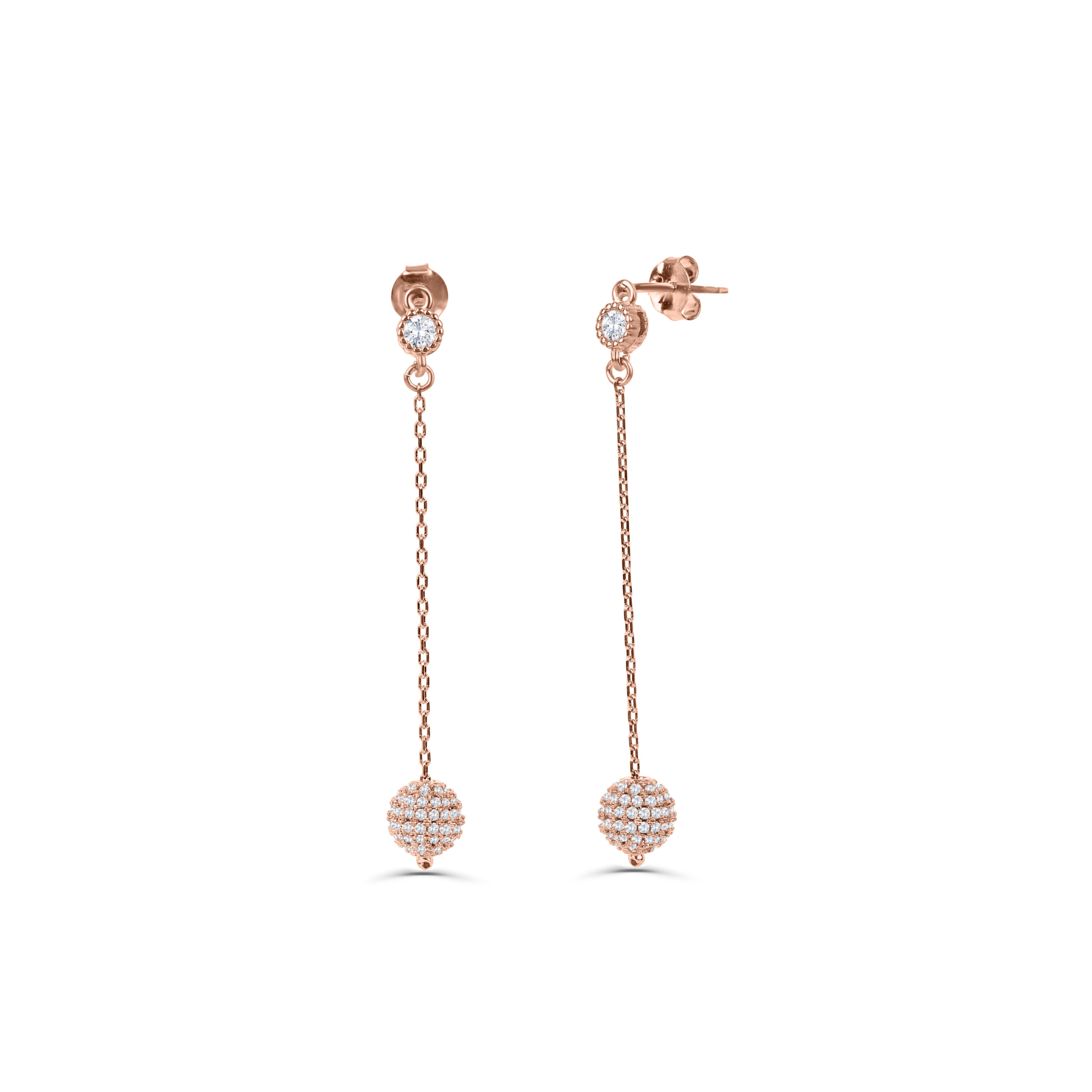 KSF000109 Boucles d'oreille Amanda Roses - 4 KSF000109 Boucles d'oreille Amanda Roses - 4