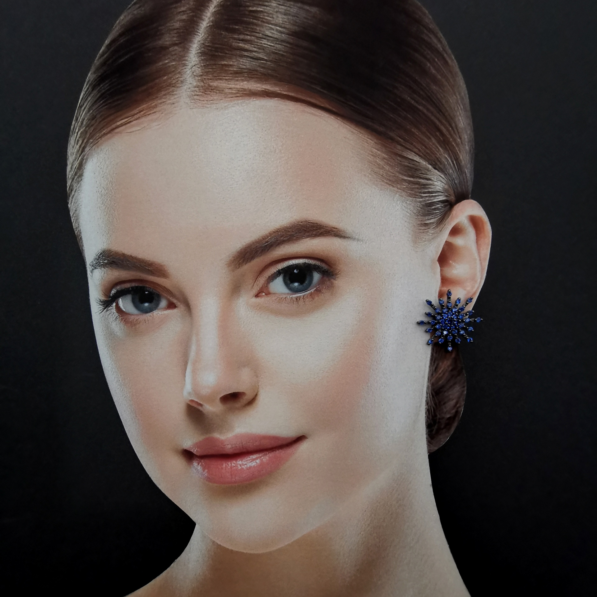KSF000107BO Boucles d'oreille Moonlight Saphir - 2 KSF000107BO Boucles d'oreille Moonlight Saphir - 2