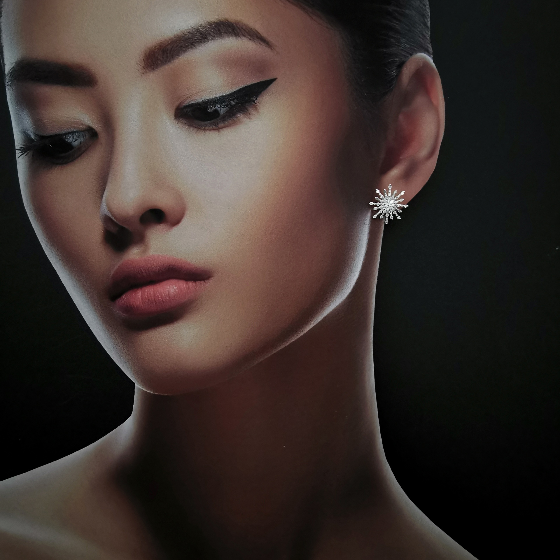 KSF000105BO Boucles d'oreille Moonlight Blanches - 2 KSF000105BO Boucles d'oreille Moonlight Blanches - 2