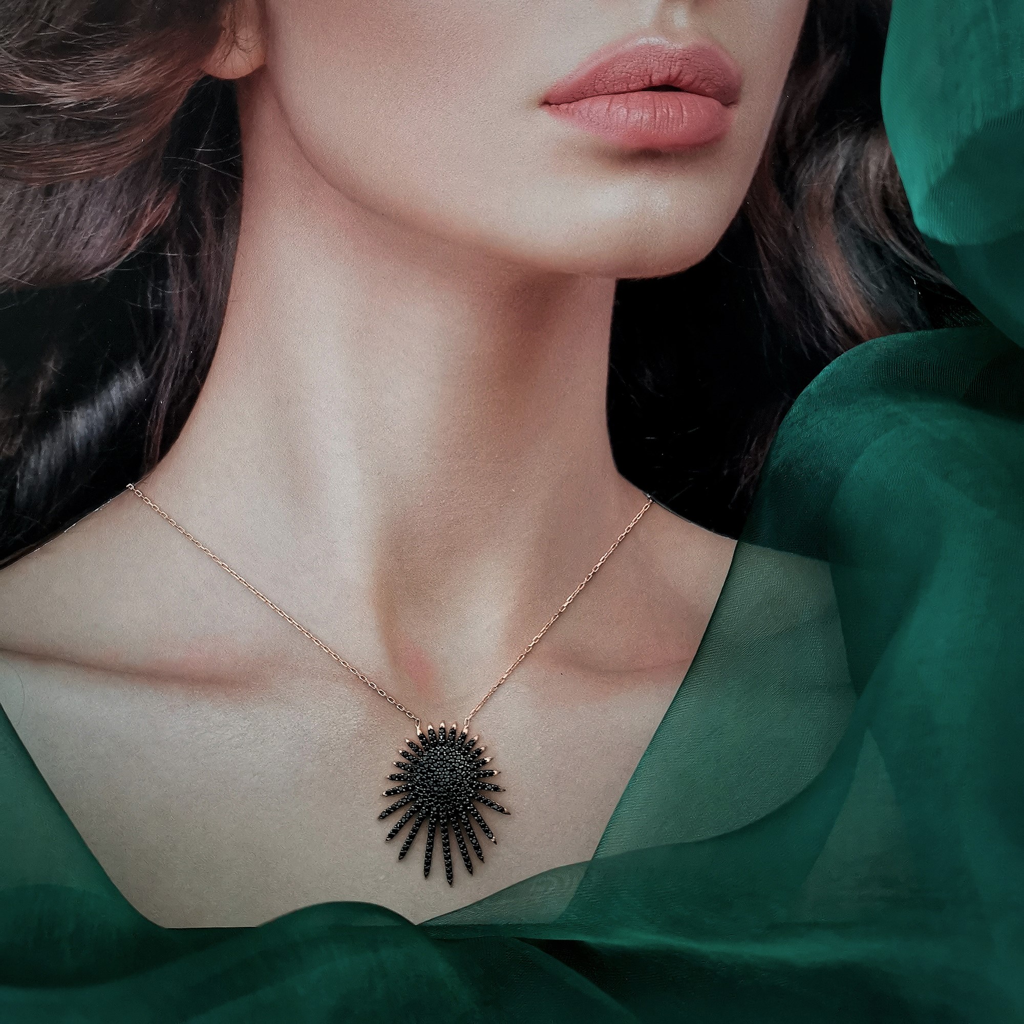 HSF000110CO Collier Zuri Noir - 4 HSF000110CO Collier Zuri Noir - 4