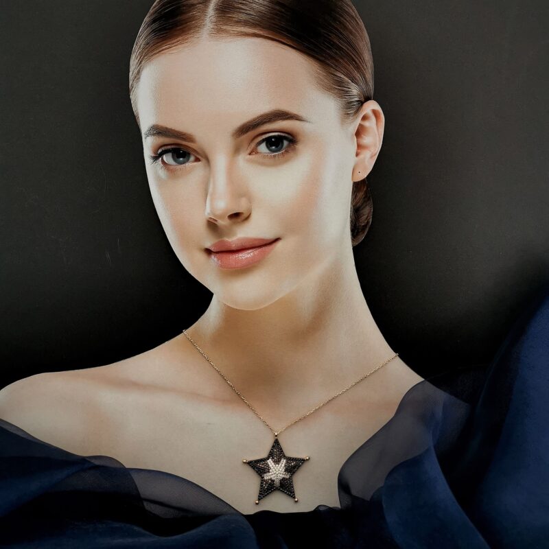 CRF000118CO Collier Santorini Brun - 1