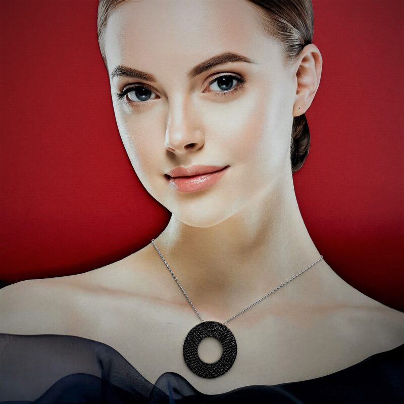 BAF000107CO Collier Kira Noir - 1