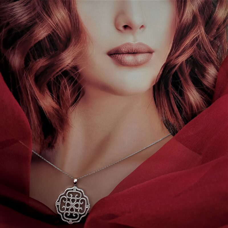 KSF000117CO Collier Sylvie Blanc - 1