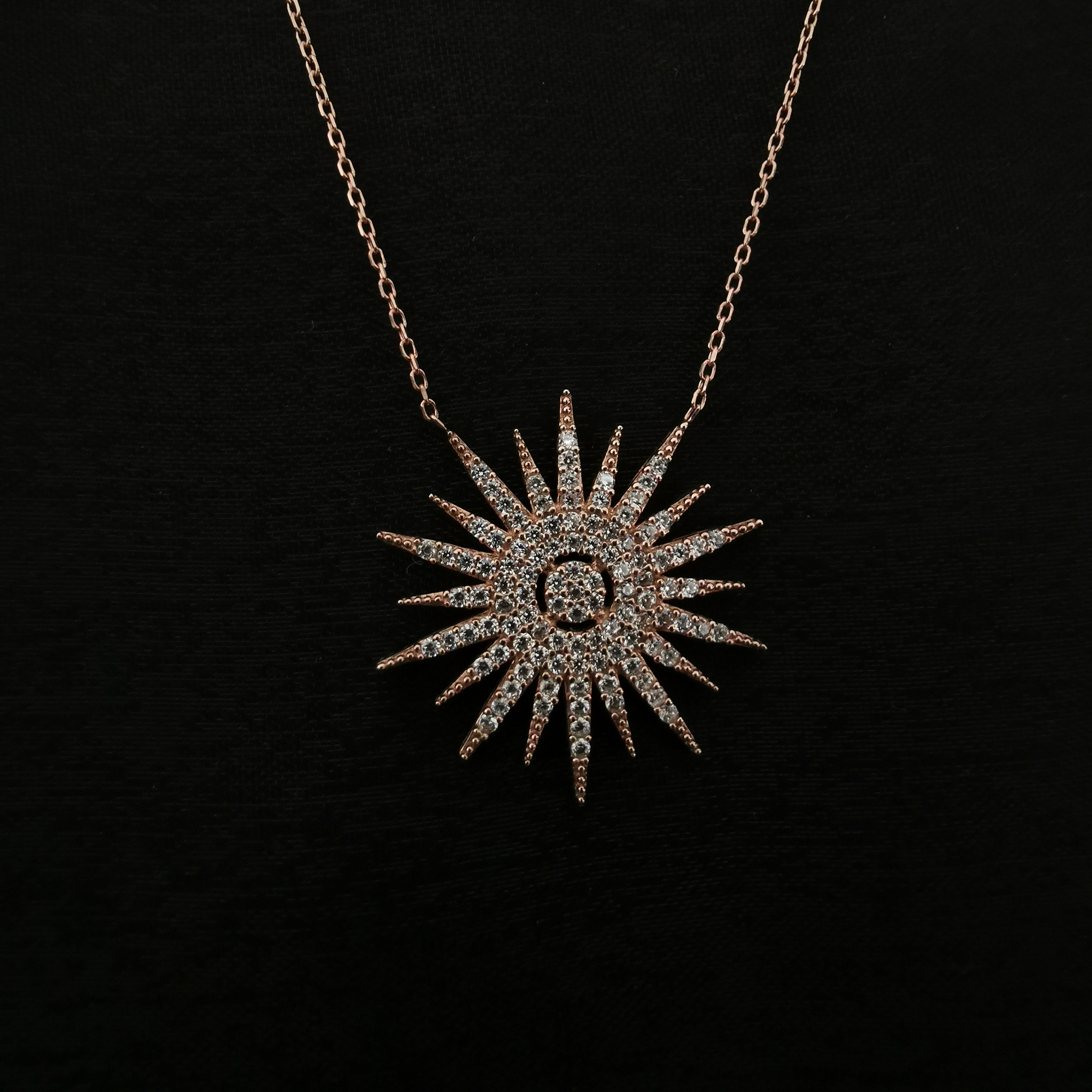 KSF000108CO Collier Flora Rose - 2 KSF000108CO Collier Flora Rose - 2