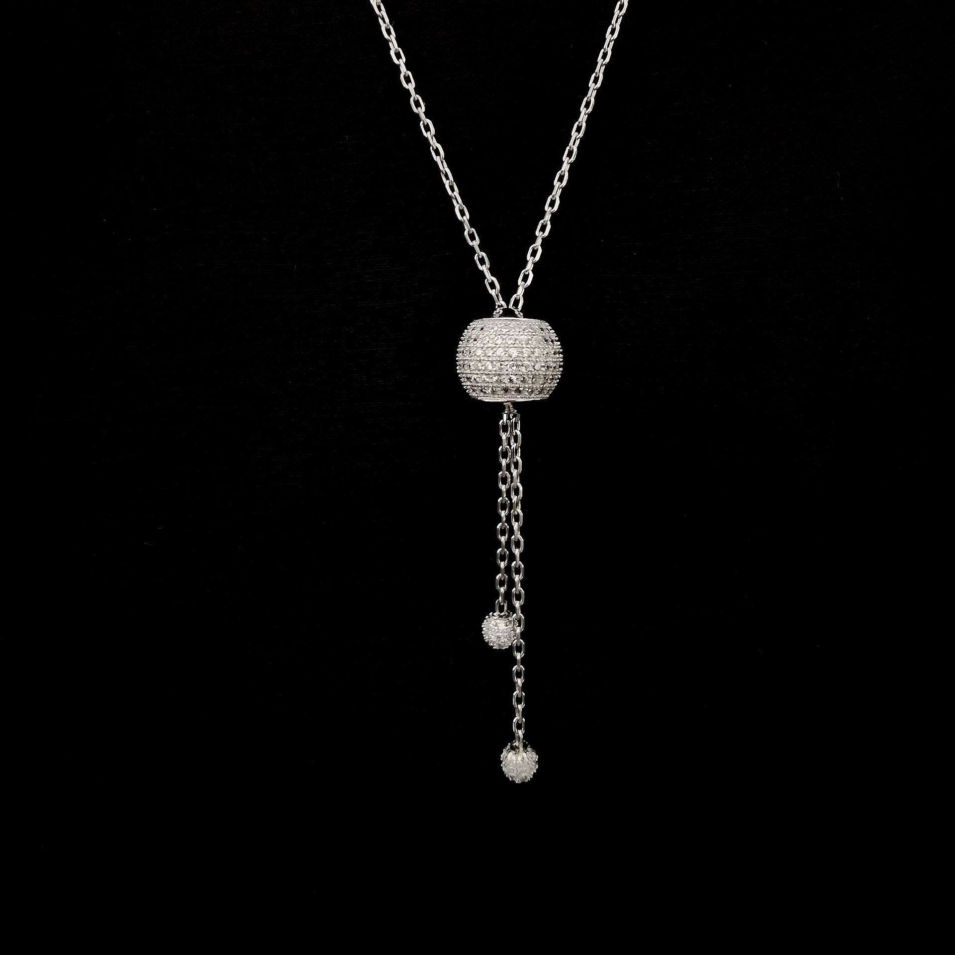 KSF000120CO Collier Amanda Blanc - 2 KSF000120CO Collier Amanda Blanc - 2