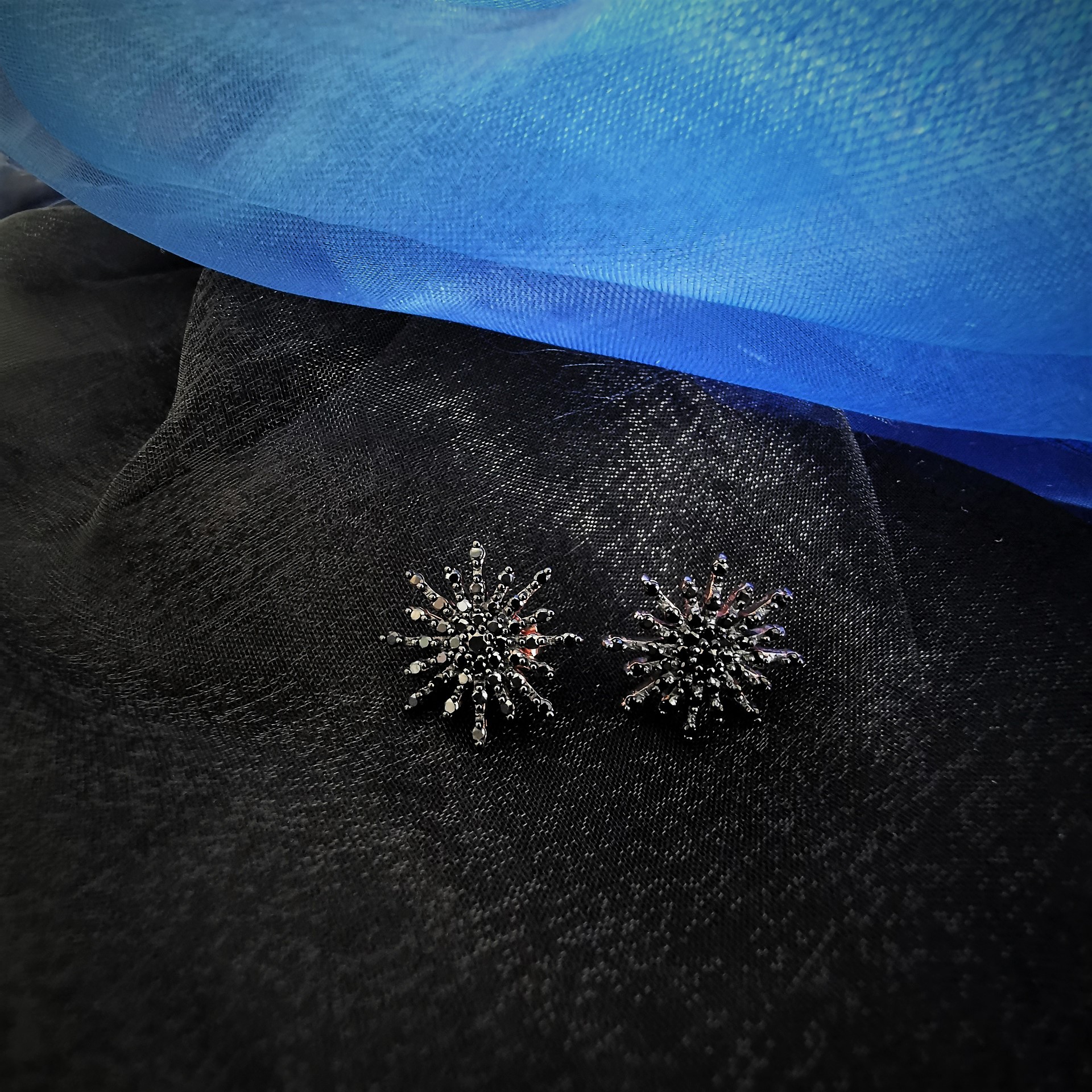 KSF000106BO Boucles d'oreille Moonlight Noires - 4 KSF000106BO Boucles d'oreille Moonlight Noires - 4
