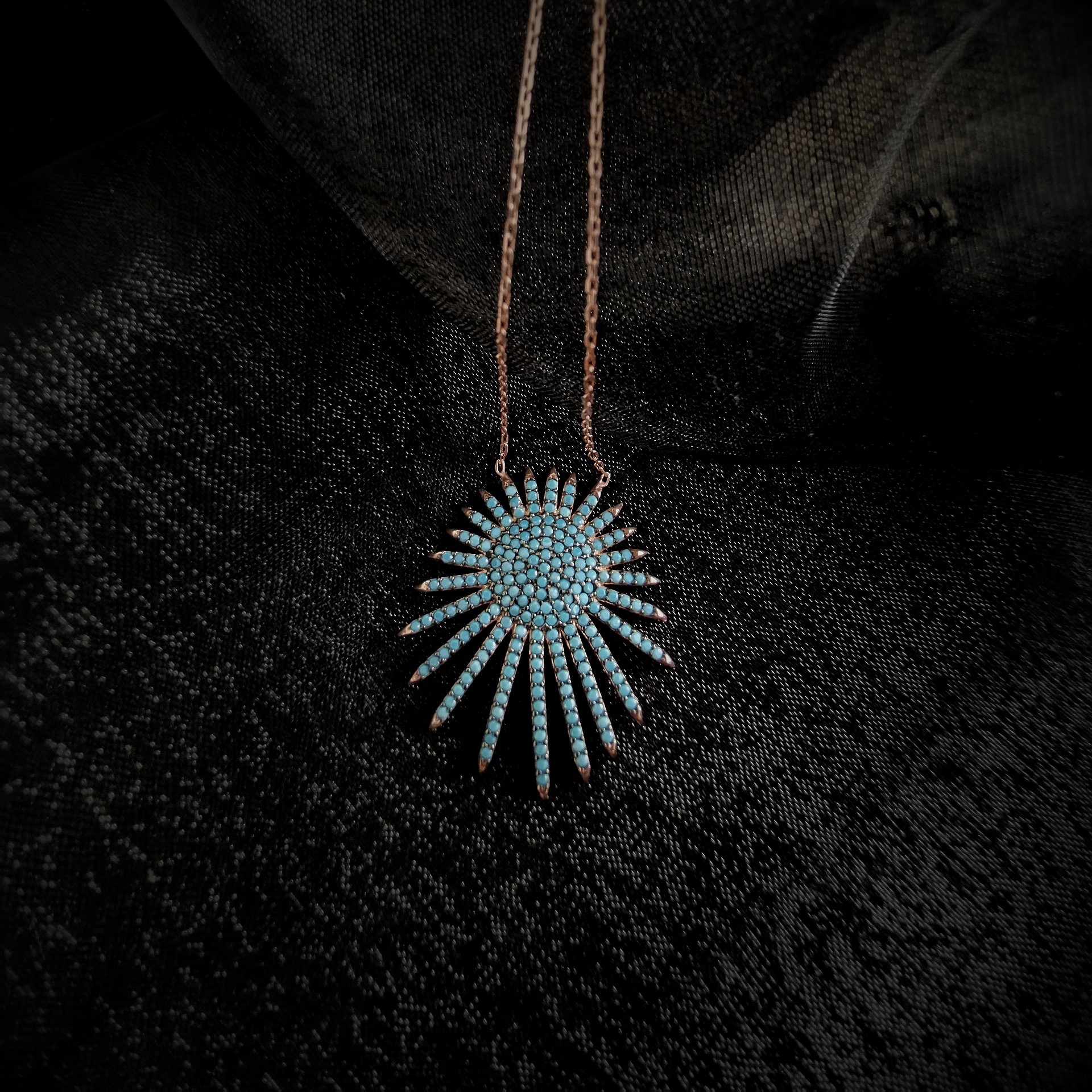 HSF000109CO Collier Zuri Turquoise - 2 HSF000109CO Collier Zuri Turquoise - 2