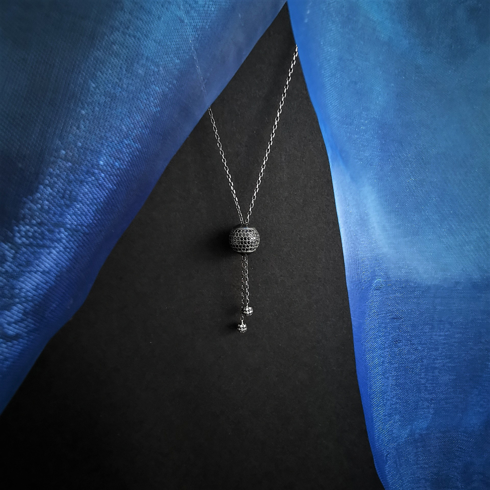 KSF000123CO Collier Amanda Noir - 4 KSF000123CO Collier Amanda Noir - 4