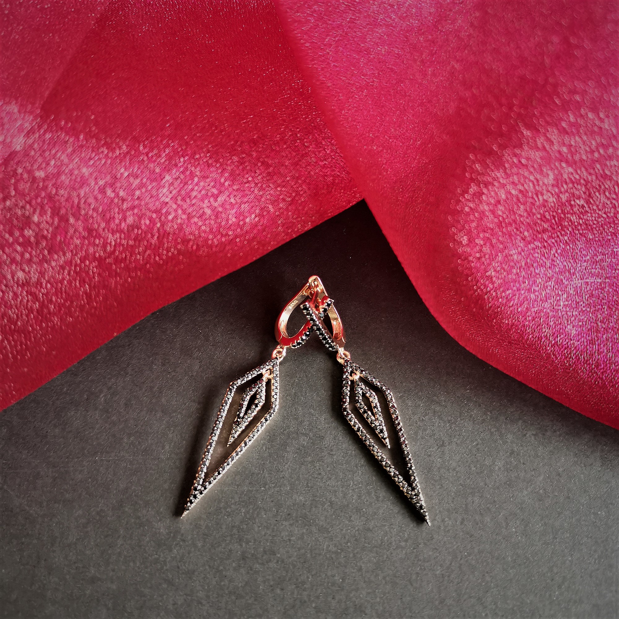 CRF000110BO Boucles d'oreille Dream Rose - 1 CRF000110BO Boucles d'oreille Dream Rose - 1